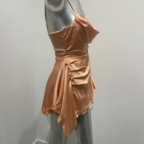 Quoc Anh Rose Gold Mini Romper - Picture 2 of 5